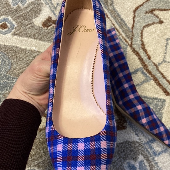 HOLIDAY SALE!: JCrew heels in purple plaid - Picture 5 of 6